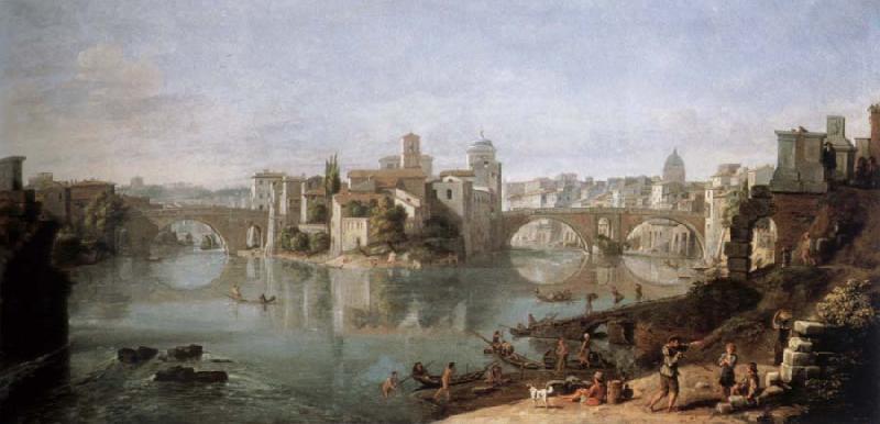 Gaspar Van Wittel the lsland in the tiber